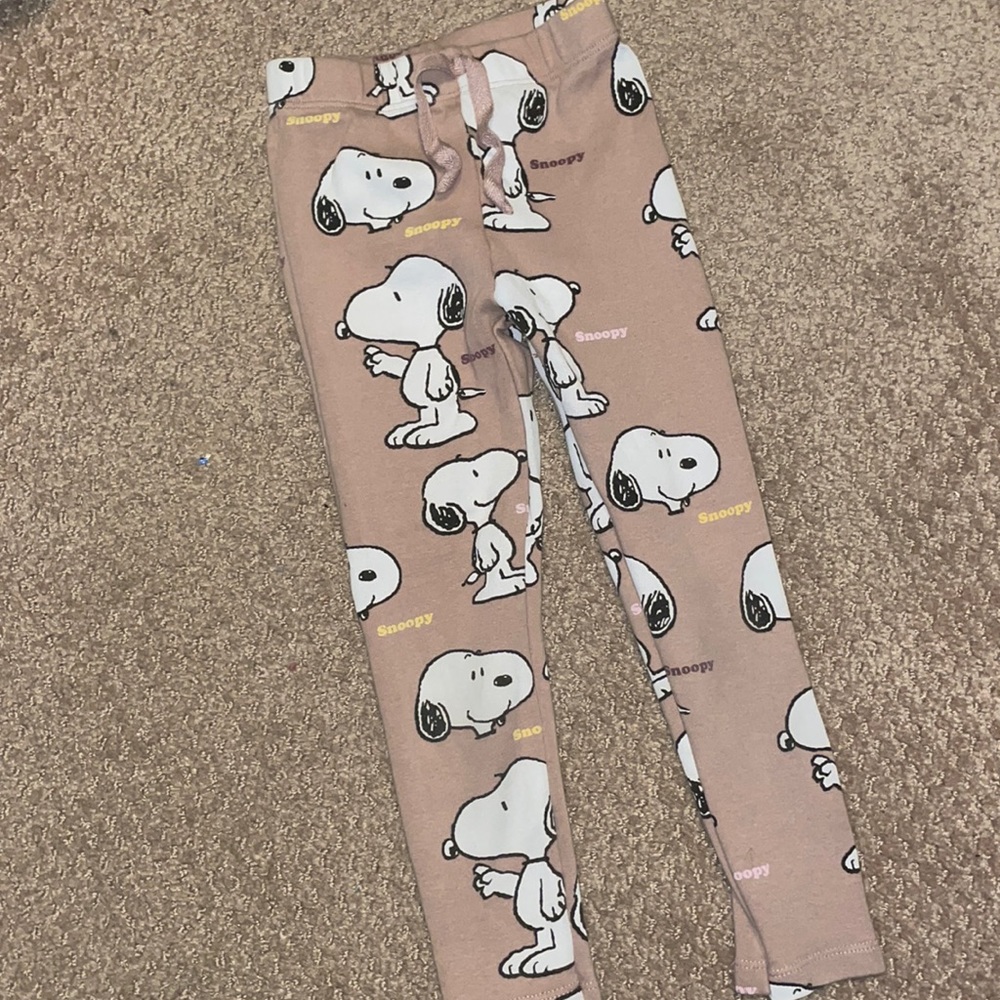 Snoopy print leggings